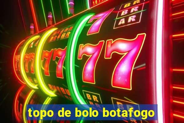 topo de bolo botafogo